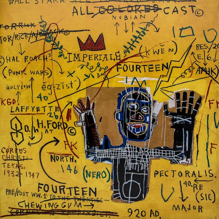 Jean-Michel Basquiat, All Colored Cast I (1982)
