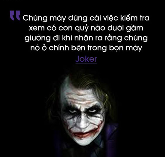 Những câu nói của Joker
