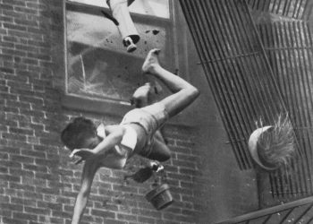 Fire escape collapse