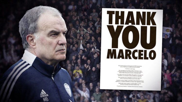 CĐV Leeds United cảm ơn Marcelo Bielsa
