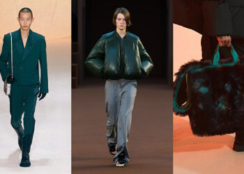 Màu xanh đậm dark green trong thời trang