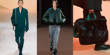 Màu xanh đậm dark green trong thời trang