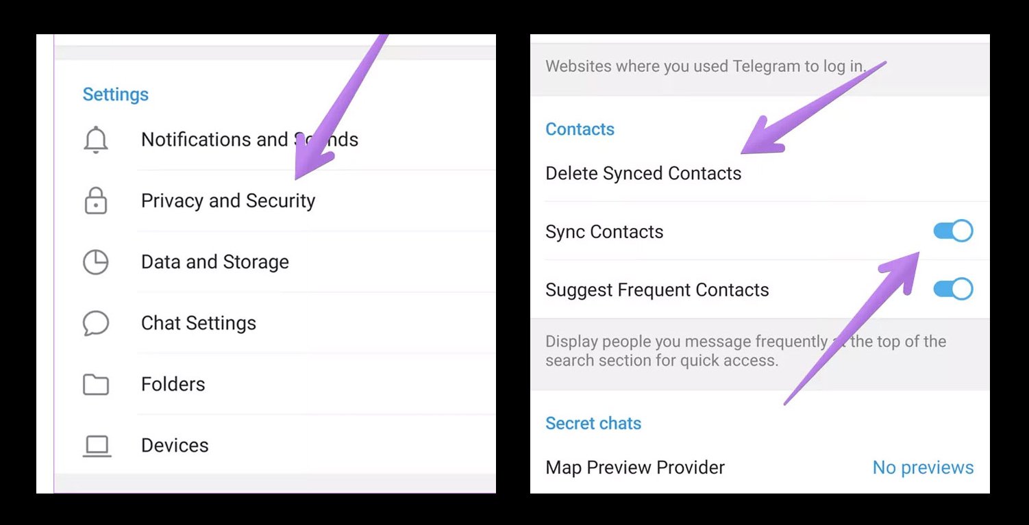 Cách ngăn Telegram tự động tạo cuộc trò chuyện với người mới trên điện thoại Android - Menback