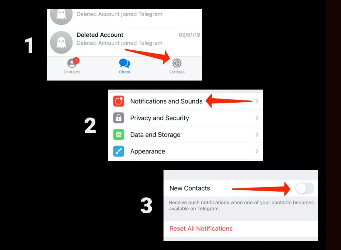 Cách tắt thông báo người mới tham gia Telegram trên iPhone (iOS) - Menback