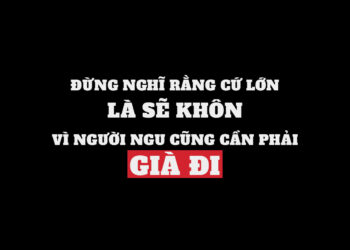 Không phải người già nào cũng đáng kính