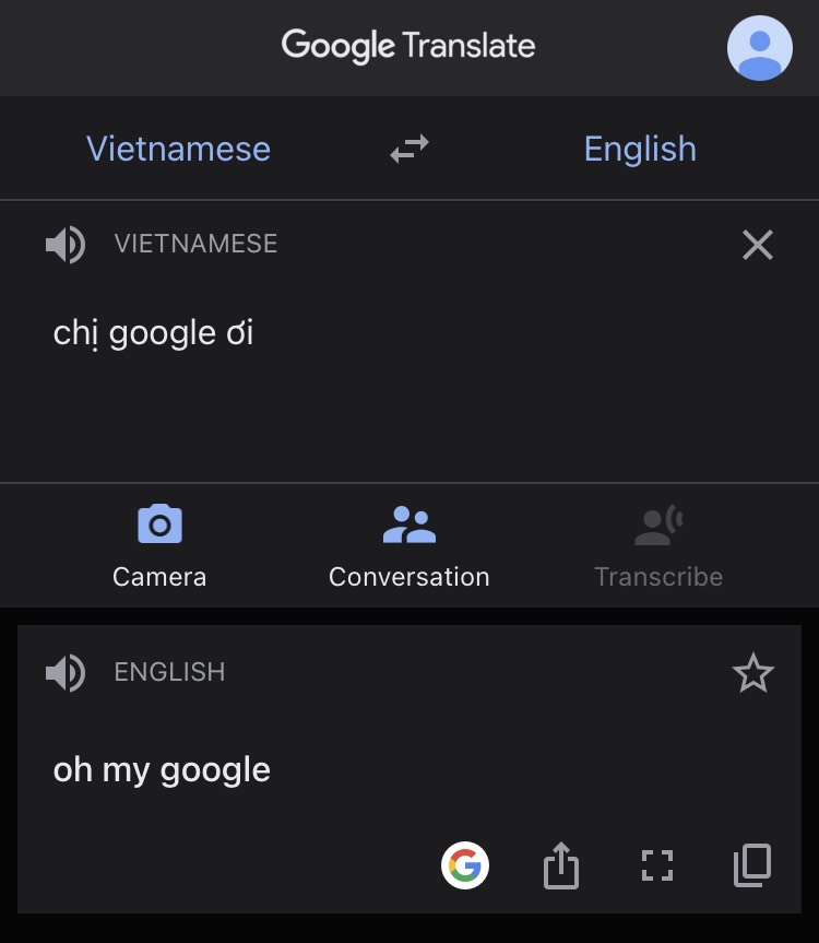Giọng Google dịch là ai?