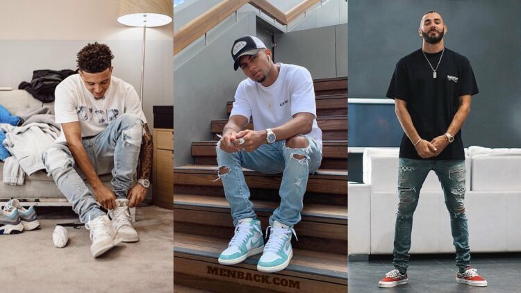 Quần jeans rách nam