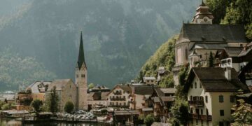 Thị trấn Hallstatt ở Áo