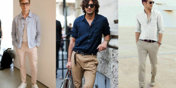 thời trang nam vải linen