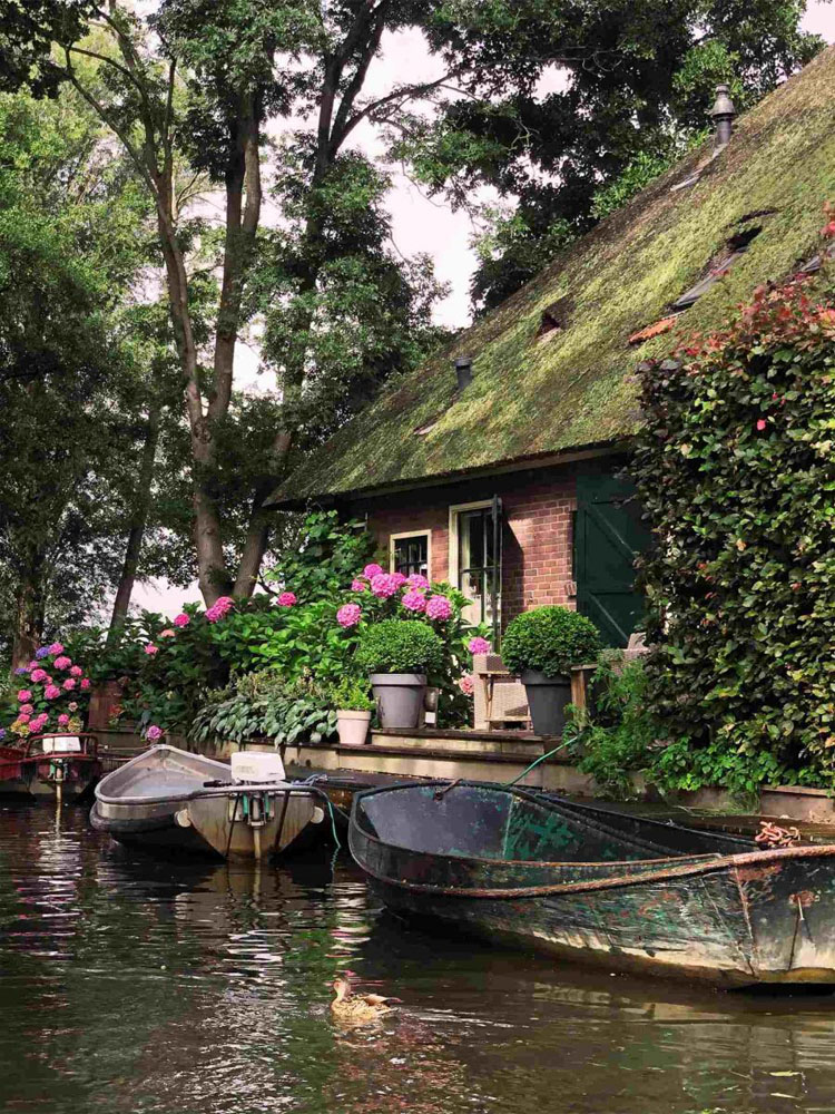làng Giethoorn Hà Lan