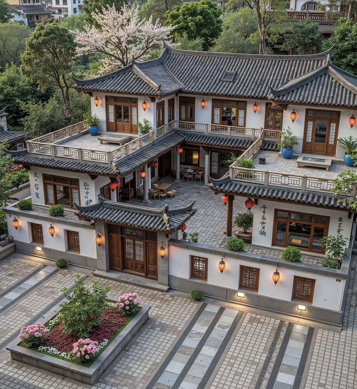 tứ hợp viện hiện đại
