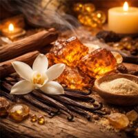 Nhóm hương hổ phách và ngọt ấm (amber)